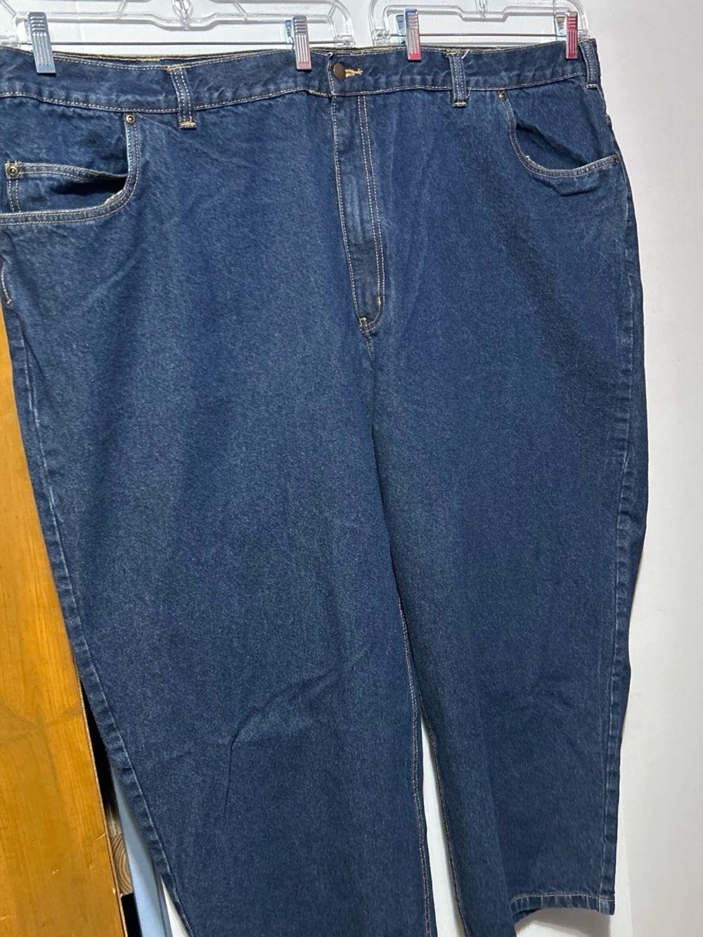 Harbor Bay Straight Leg Dark Blue Denim Jeans